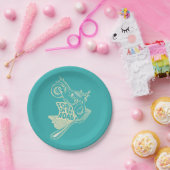 Vork in de weg motorongeluk papieren bordje (Feest)