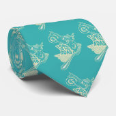 Vork in de weg motorongeluk stropdas (Opgerold)