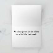 vork in het Wenskaart Kaart (Binnen)