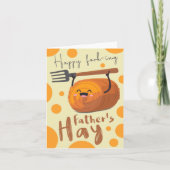 Vork-Ing Grappige Vaderdag Kaart (Voorkant)