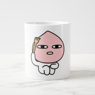 Vork kopmoment grote koffiekop