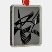 Vork Levitaie Metalen Ornament (Rechts)
