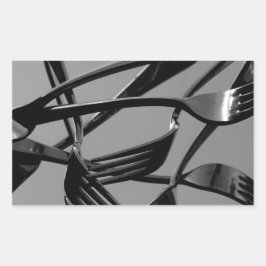Vork Levitaie Rechthoekige Sticker