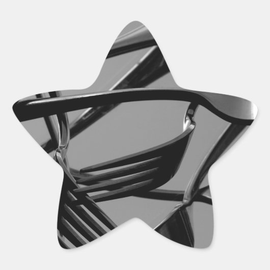 Vork Levitaion Ster Sticker (Voorkant)