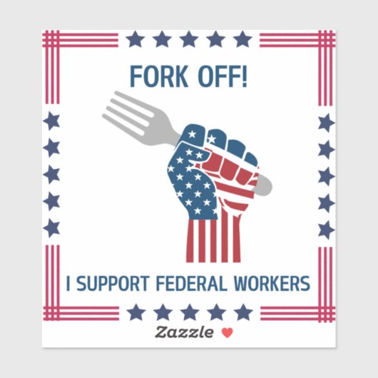 vork-off-Sticker Sticker (Vel)