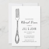 Vork repetitie diner kaart (Voorkant)