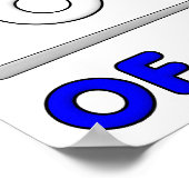 Vork van Juli Grappige Poster (Hoek)