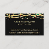 vork zat vast tomatenspaghetti catering b, Lush Pa Visitekaartje (Achterkant)