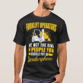 vorkhefmachines die geen Speakerphone gebruiken T-shirt (Voorkant)