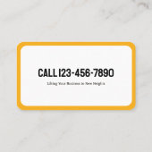 Vorkheftruck aangepaste QR-code Visitekaartje (Achterkant)