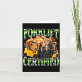 Vorkheftruck Gecertificeerd 90s Kat Meme Vorkheftr Kaart