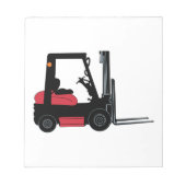 vorkheftruck notitieblok (Voorkant)