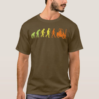 Vorkheftruck operator evolutie t-shirt