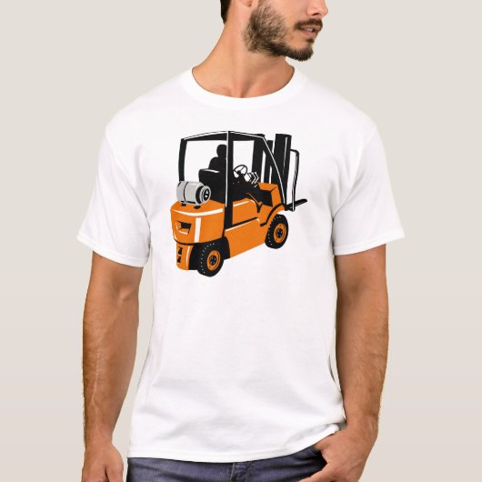 vorkheftruck retro t-shirt (Voorkant)