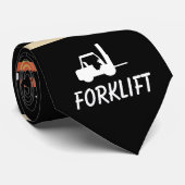 vorkheftruck stropdas (Opgerold)