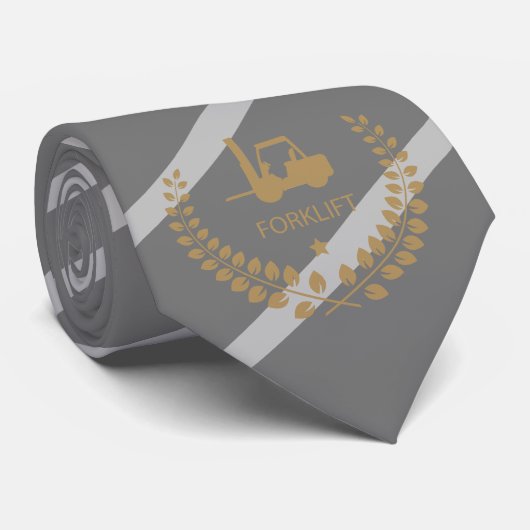 vorkheftruck stropdas (Opgerold)