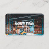 vorkheftruck transport visitekaartje (Voorkant)