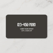 vorkheftruck transport visitekaartje (Achterkant)