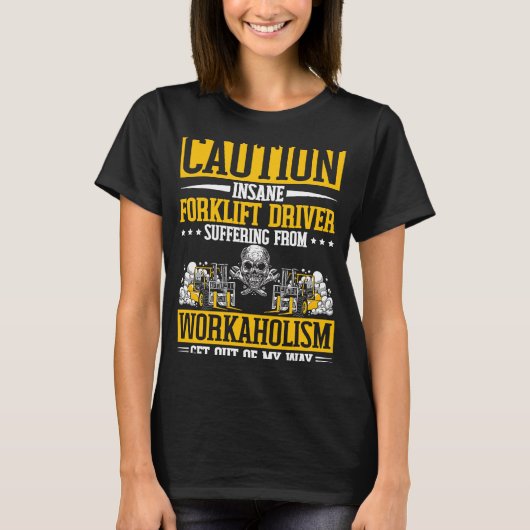 Vorkheftruckchauffeur T-shirt (Voorkant)