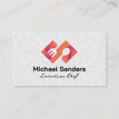 vorklepel | Restaurant Logo | chef Visitekaartje (Voorkant)