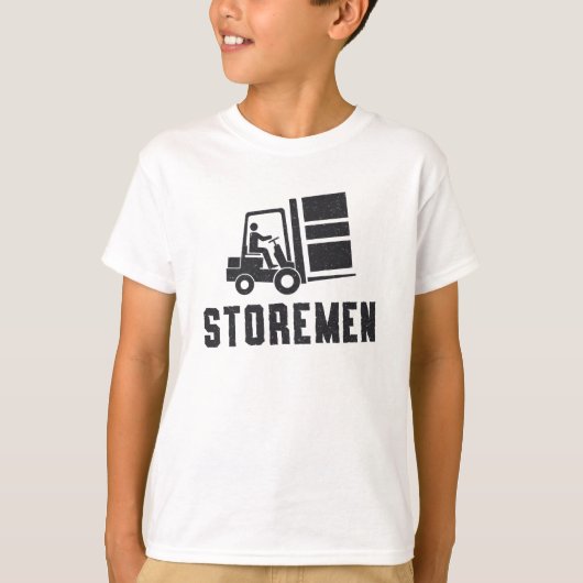Vorklift Operator Storemen Forklift Driver Truck T-shirt (Voorkant)