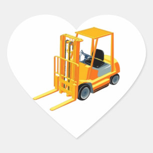 Vorklift Truck (alias Lift Truck/Fork Truck) Hart Sticker