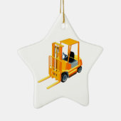 Vorklift Truck (alias Lift Truck/Fork Truck) Keramisch Ornament (Rechts)