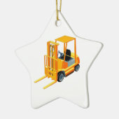 Vorklift Truck (alias Lift Truck/Fork Truck) Keramisch Ornament (Links)
