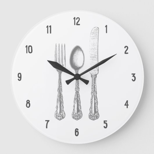  vorkmanmes voor de keuken grote klok (Voorkant)