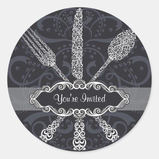 Vorkmes Lepel Sticker (Voorkant)