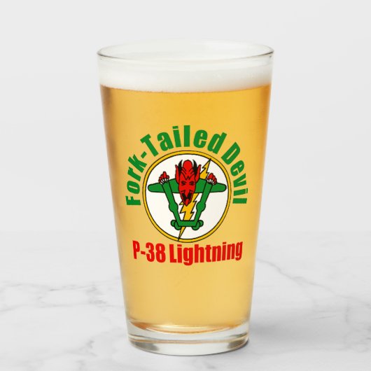 vorkstaartduivel glas (Voorkant gevuld)