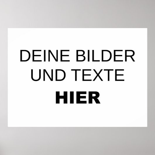 Vorlage für individuelle Poster (Voorkant)