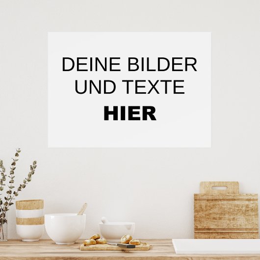 Vorlage für individuelle Poster (Keuken)