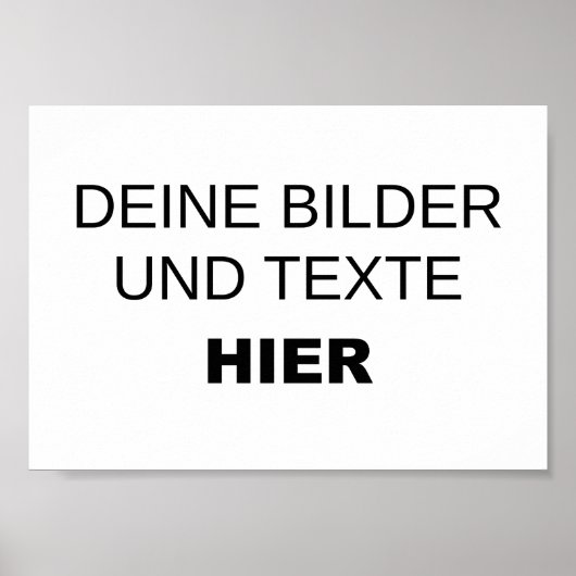 Vorlage für individuelle Poster (Voorkant)
