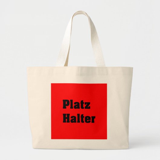 Vorlage Grote Tote Bag (Voorkant)