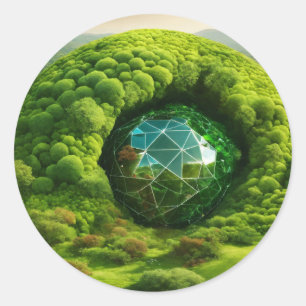 Vorm: Classic Ronde Stickers Creëer custom sticke