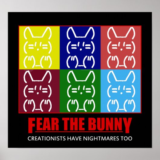 VORM DE BUNNY POSTER (Voorkant)