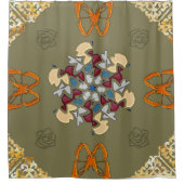 Vorm en kleur douchegordijn (Voorkant)