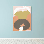 Vorm & Flow Canvas Afdruk (Insitu (Houten vloer))