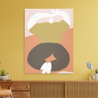 Vorm & Flow  Canvas Afdruk