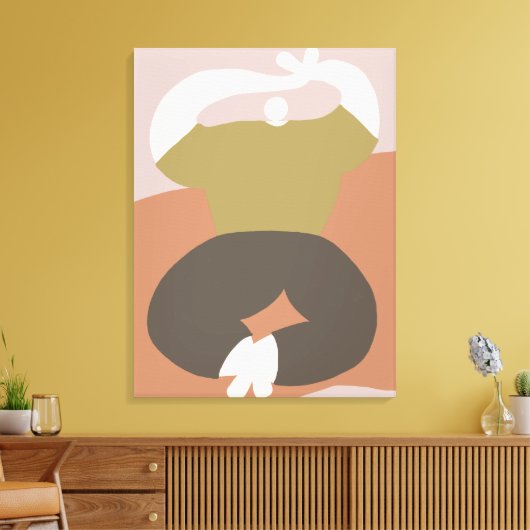 Vorm & Flow Canvas Afdruk (Insitu (Woonkamer))