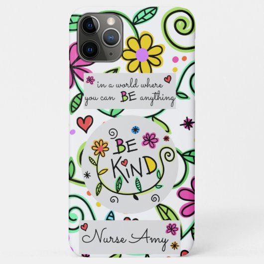 Vorm het Floral Script Design Case-Mate iPhone Case (Achterkant)