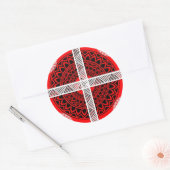 Vorm: Klassieke Ronde Stickers Maak aangepaste sti (Envelop)