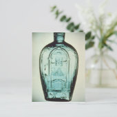 Vorm-opgeblazen vrijmetselaars- fles briefkaart (Staand voorkant)