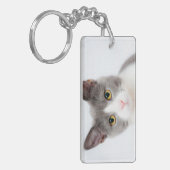 Vorm: Rechthoek (dubbelzijdig) Sleutelhanger (Voorkant Links)