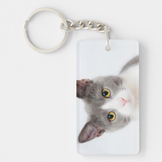 Vorm: Rechthoek (dubbelzijdig) Sleutelhanger (Voorkant)