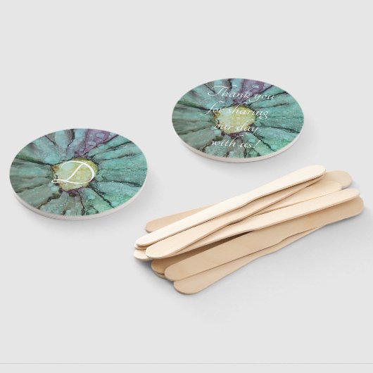 Vorm: Rondhandventilator "groen-gele ventilator" Handwaaier (Niet-gemonteerd)