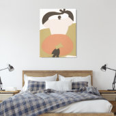 Vorm & Stroom Canvas Afdruk (Insitu (Slaapkamer))