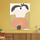 Vorm & Stroom Canvas Afdruk (Insitu (Woonkamer))