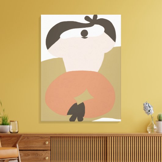 Vorm & Stroom Canvas Afdruk (Insitu (Woonkamer))